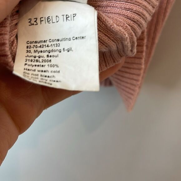 3.3 Field Trip Pink Tank Ribbed Knit - Picture 5 of 7
